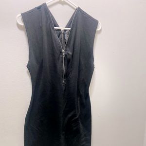 Black Zipper Dress